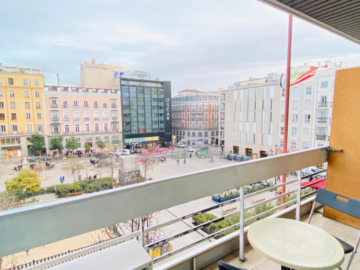 Estudio Doble Con Balcon En Madrid Centro Kültér fotó