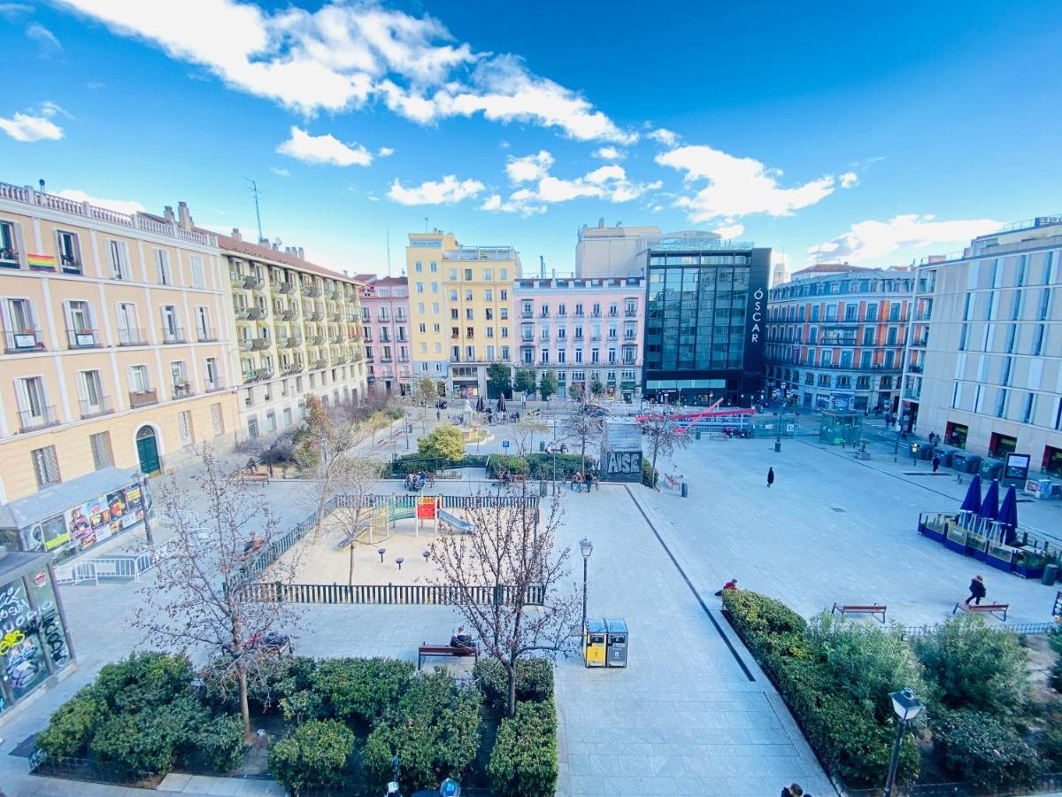 Estudio Doble Con Balcon En Madrid Centro Kültér fotó