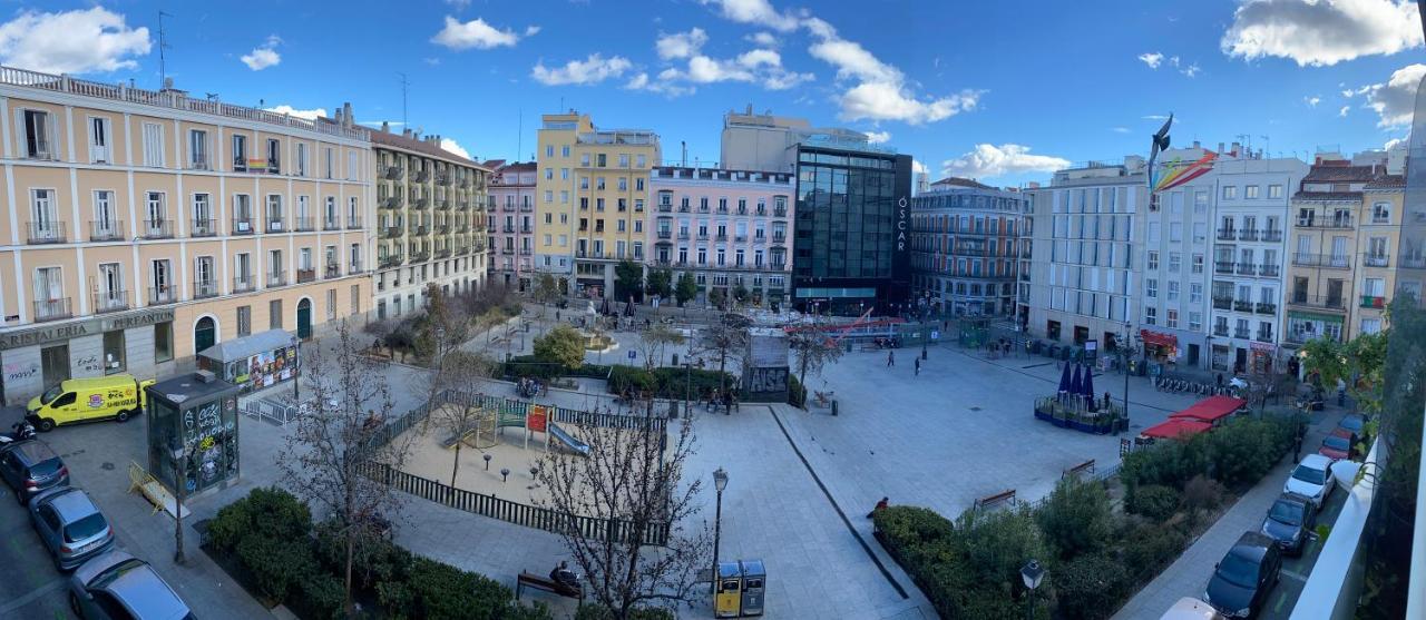 Estudio Doble Con Balcon En Madrid Centro Kültér fotó